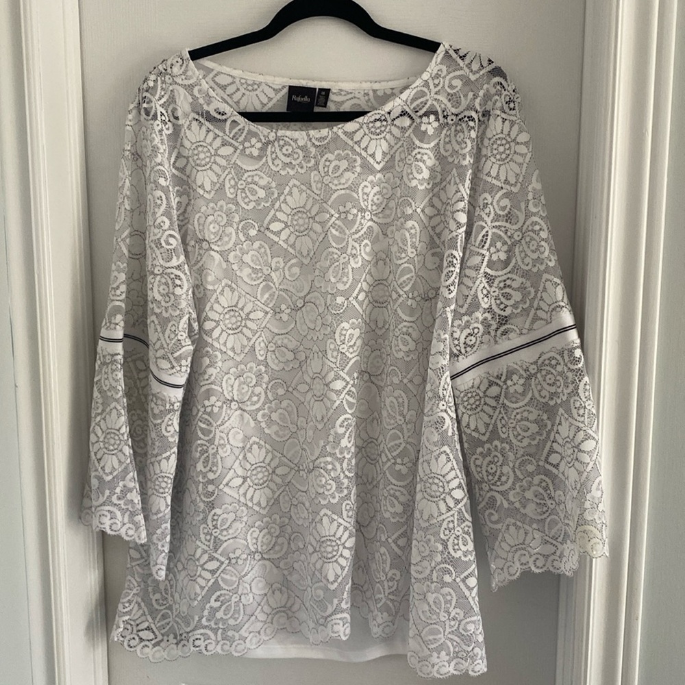 Lace top with attached Cami